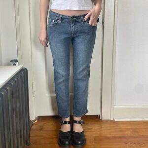 Vintage 90s y2k low rise light wash denim jeans